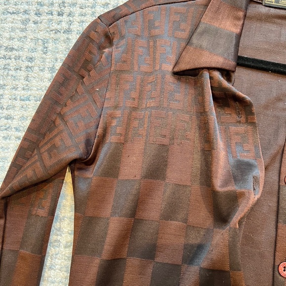 Vintage Fendi Button Down - Picture 1 of 6